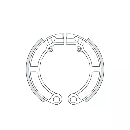 Brake Shoes rear RMS Vespa Super 150cc (VBC1T-VBX)