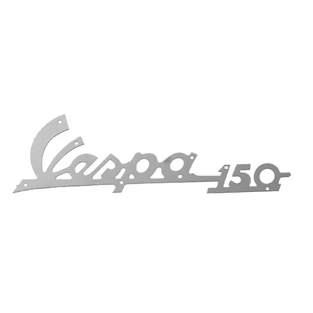 Badge Vespa 150cc chrome