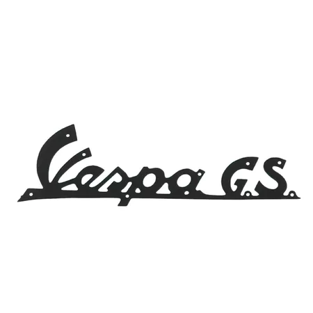 Badge Vespa GS black