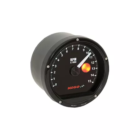 Koso Tachometer 15,000rpm w\/ shift light D.75 black