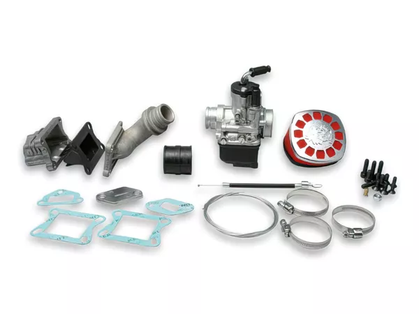 Carburetor \/ Intake Kit Malossi PHBL 25B for cylinder 315382 - 315807 Vespa Special 50cc
