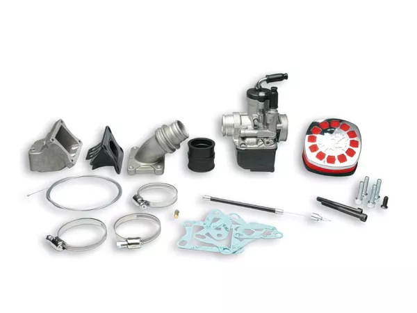 Carburetor \/ Intake Kit (complete) Malossi PHBL 25B Vespa Special 50cc