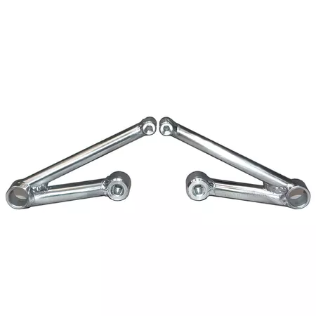 Footrests KRT, aluminium, for sprint frame KRT Piaggio, 170mm