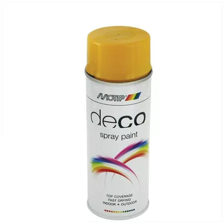 Spray Paint Motip golden yellow glossy RAL 1004 400ml