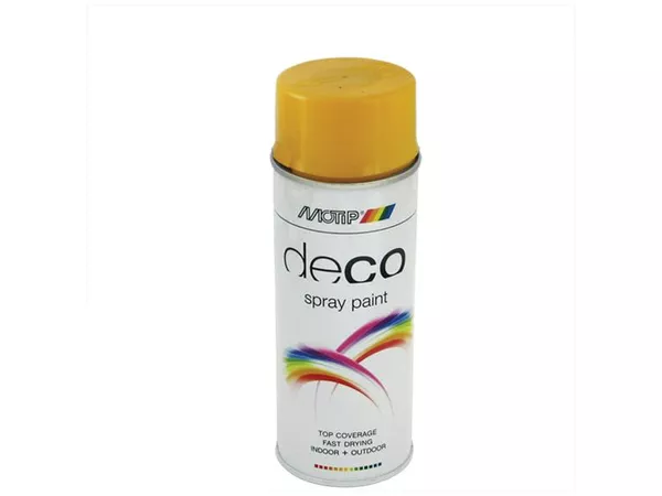 Spray Paint Motip golden yellow glossy RAL 1004 400ml