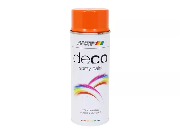 Spray Paint Motip pure orange glossy RAL2004 400ml