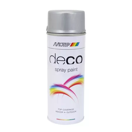Spray Paint Motip RAL 9006 white aluminium 400ml