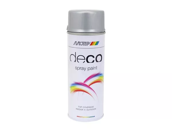 Spray Paint Motip RAL 9006 white aluminium 400ml