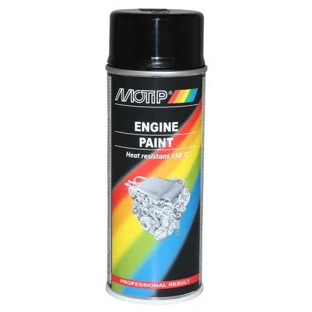 Spray Paint Motip engine paint black 400ml