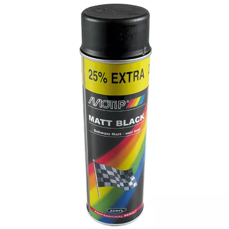 Spray Paint Motip matte black 500ml