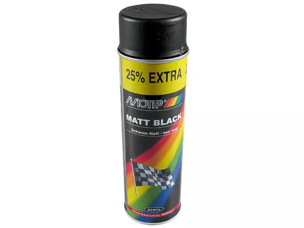 Spray Paint Motip matte black 500ml