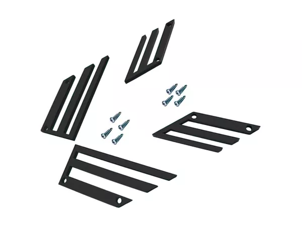 Ultra-grip inserts ODF, for TC-Line foot plates, painted black, set of 4