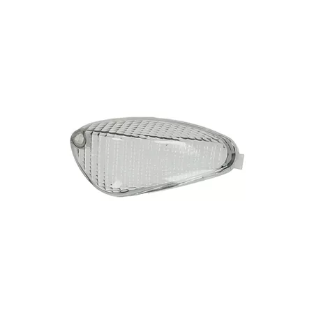Indicator Lens, front left, black, Gilera Runner