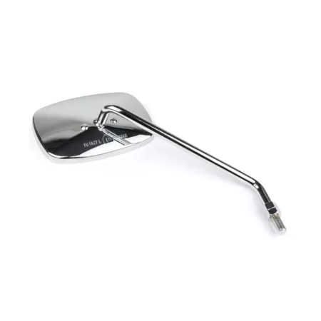 Mirror RMS, right, trapezoidal, chrome