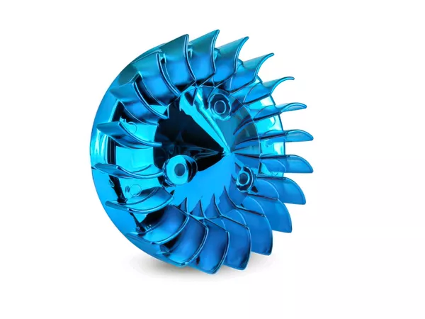 Cooling Fan Minarelli AC blue