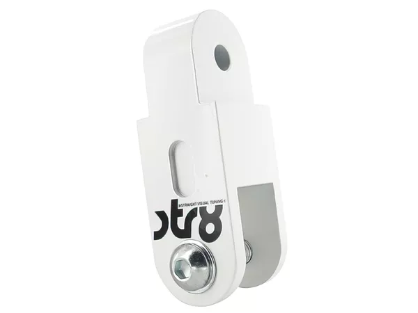 Shock Riser STR8 XL + 60mm Minarelli \/ CPI \/ Honda \/ Hyosung \/ Kymco \/ Sym \/ Peugeot white