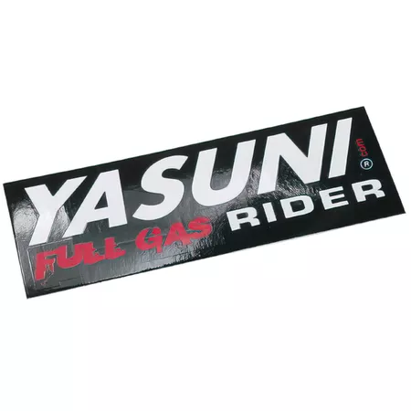 Sticker Yasuni Full Gas Rider, 110x38mm
