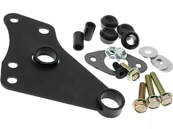 Exhaust bracket Yasuni, incl. bolt set, type R, Peugeot vertical