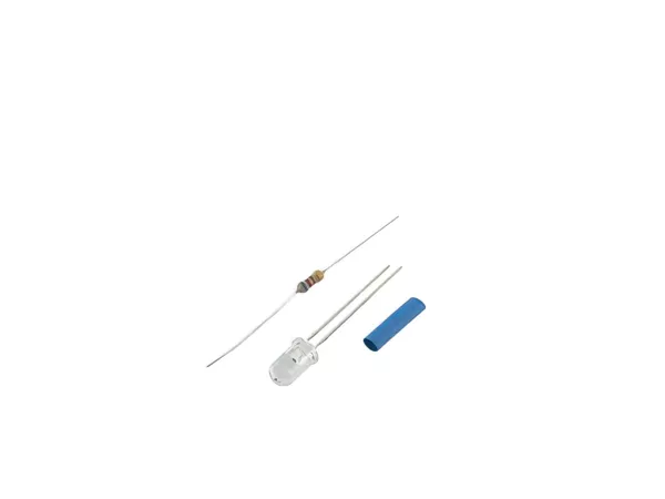 LED 8000mcd, 2.5V, 0.02A, 18Ã¸, 5mm, red