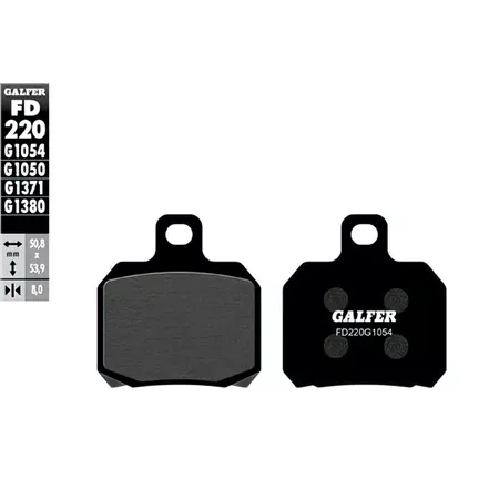 Brake Pads Galfer semi-metallic Peugeot Speedfight