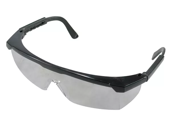 Safety glasses, transparent