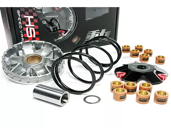 Variator Naraku Performance, incl. weights (5.8g \/ 6.3g) and torque spring, GY6