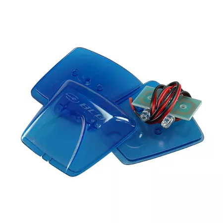 BCD Universal clear tail light blue