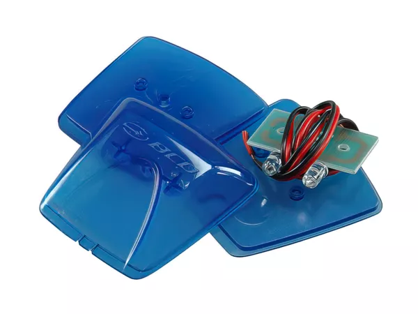 BCD Universal clear tail light blue