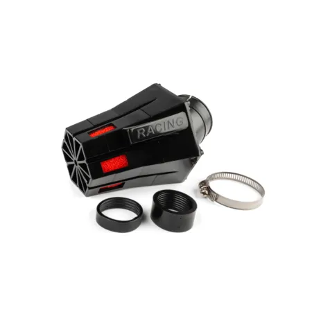 Air Filter STR8 d.28-35 EVO 30Â° angle black \/ red foam