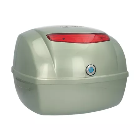 Piaggio Top Case Kit w. back rest 32L Vespa LX 50 - 150cc green \/ brown