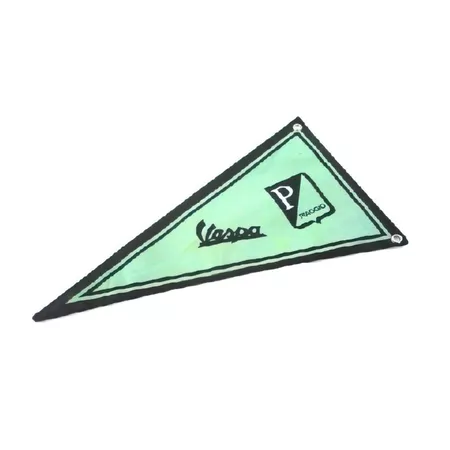 Pennant Piaggio Vespa w\/ pole green