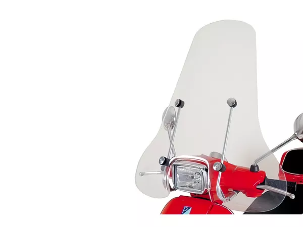 Piaggio Windshield 58cm Vespa S 50 - 150cc clear