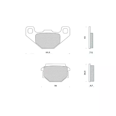 Carbone Lorraine Brake Pads Rieju MRT \/ RS2 2009-10