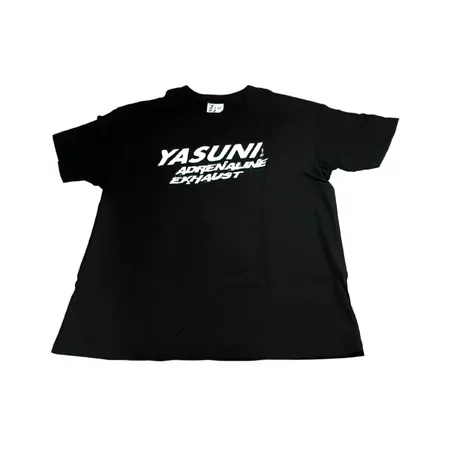 T-shirt Yasuni Adrenaline Exhaust, black, 100% cotton, size L - Size: L