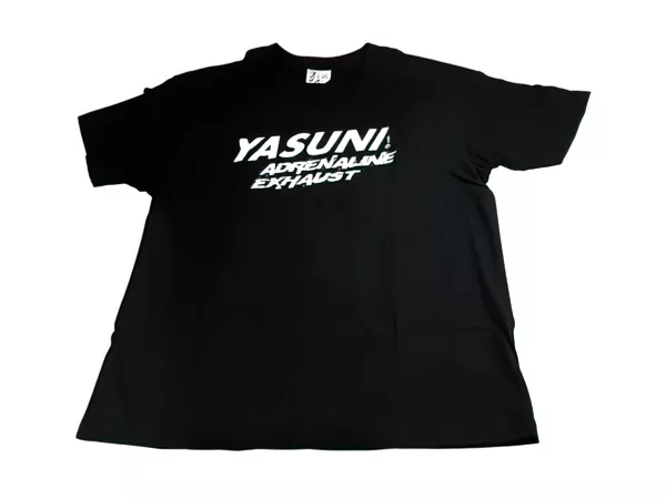 T-shirt Yasuni Adrenaline Exhaust, black, 100% cotton, size L - Size: L