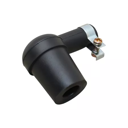 Spark Plug Cap rubber 90Â° black
