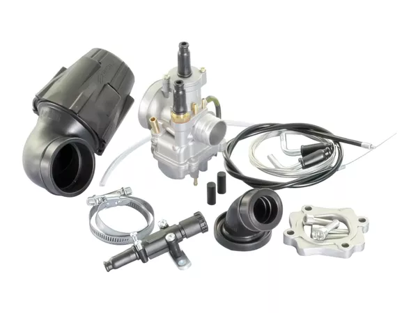 Carburetor \/ Intake Kit Polini CP 21 Minarelli horizontal