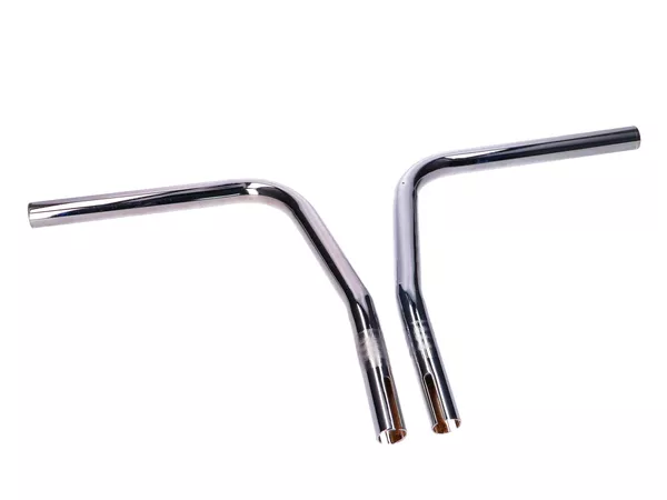 Handlebar (2 halves) Peugeot 103 MVL chrome-plated steel