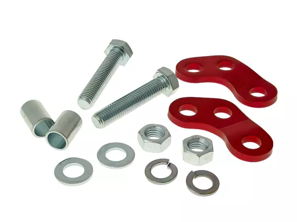 Riser Kit red Derbi Senda after 2000 \/ Aprilia RX\/SX \/ Gilera RCR\/SMT