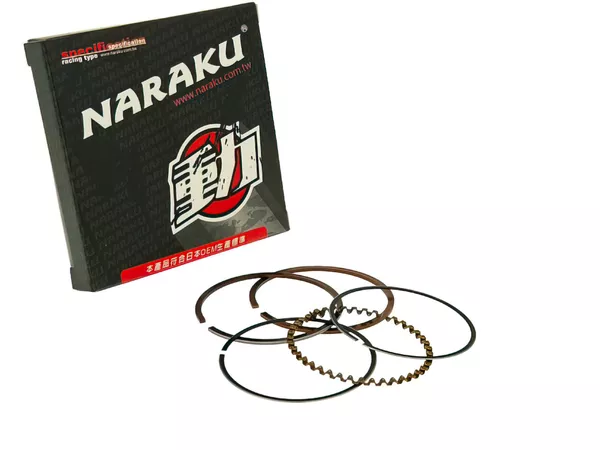 Piston Rings Naraku 50cc Piaggio 4-stroke