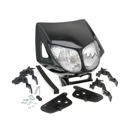 Twin Headlight Mask Enduro black