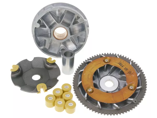 CVT Variator + Fan Wheel \/ Pulley Piaggio 125-150cc (Leader)