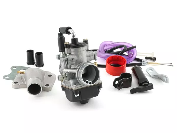 Malossi Carburetor Kit PHBG d=19mm solid mount Peugeot 103 Fox