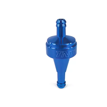 Fuel Filter CNC d=6mm blue anodised