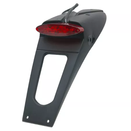 License Plate Holder w\/ LED taillight 50cc Enduro \/ Supermoto