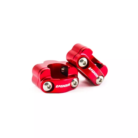 Handlebar Brackets Voca Racing 28mm CNC red