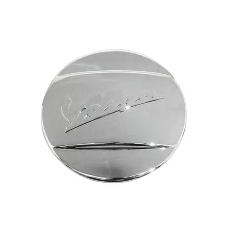 Variator Cover Cap w\/ Vespa logo, chrome Vespa GTS 125 - 300cc