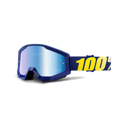 100% Motocross Goggles Strata Hope mirror lens