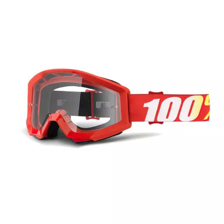 100% Motocross Goggles Strata Furnace clear lens