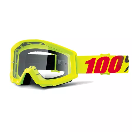 100% Motocross Goggles Strata Mercury clear lens
